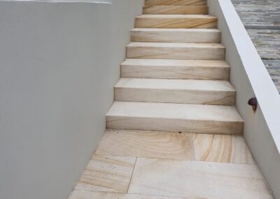 20221201 House outdoor stair - exterior painting