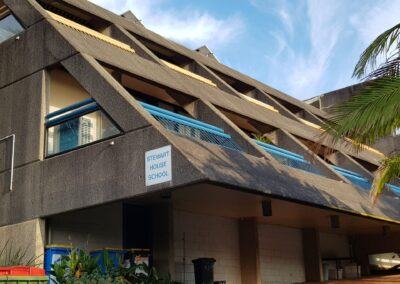 Stewart house school - exterior painting